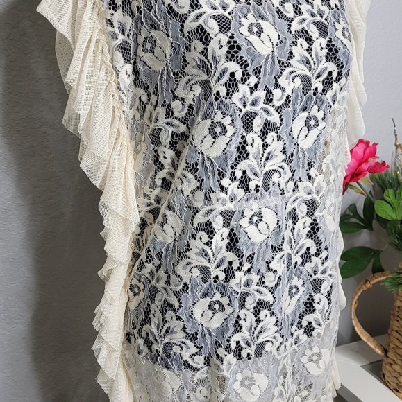 AUTENTIC Dolce & Gabbana Lace mini dress off-white - Picture 3 of 16